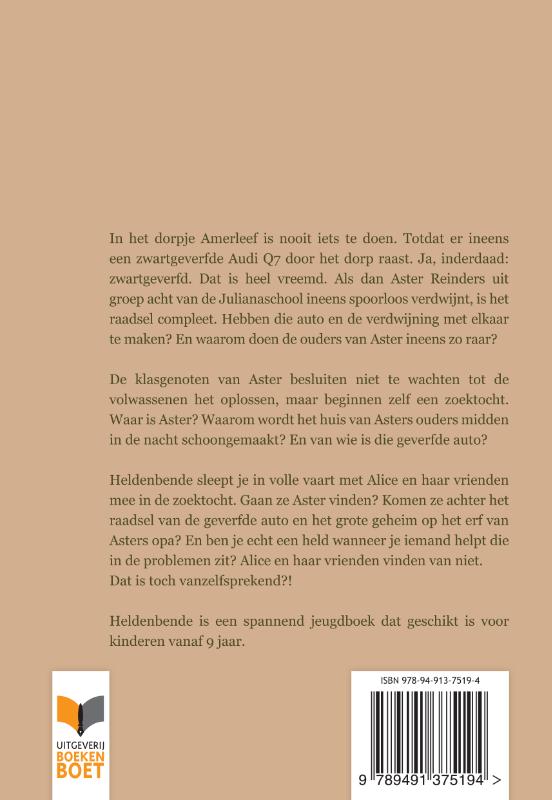 Achterkant van Heldenbende