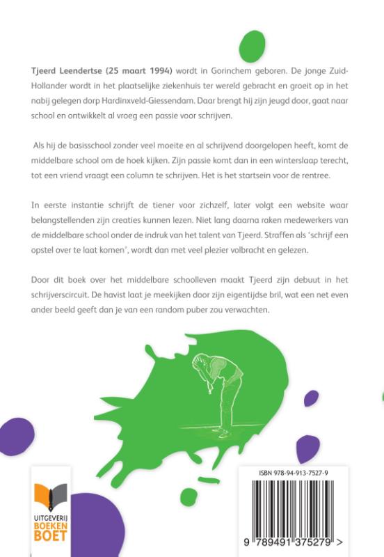 Achterkant van Naast de schoolbanken