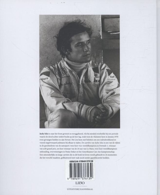 Achterkant van Jacky Ickx