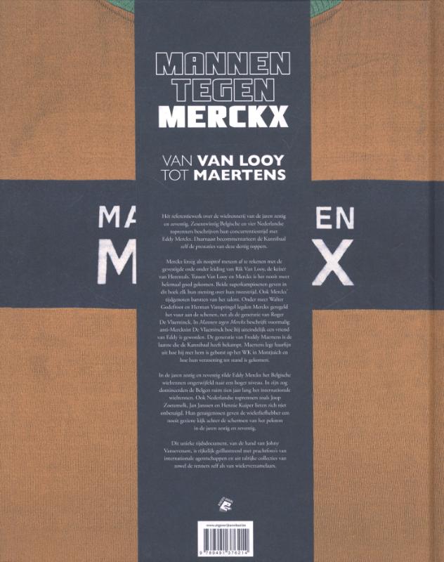 Achterkant van Mannen tegen merckx