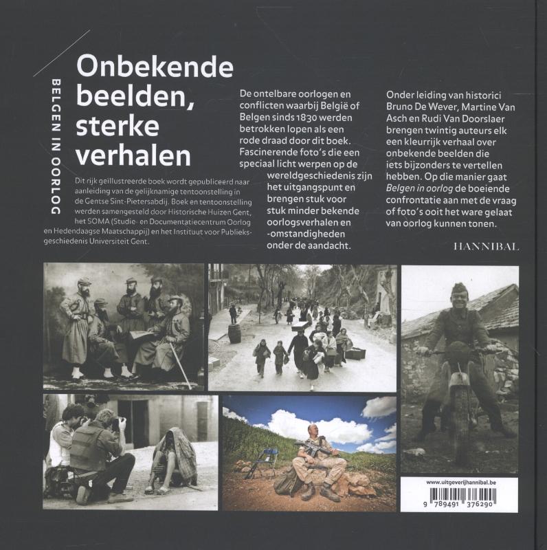 Achterkant van Belgen in oorlog