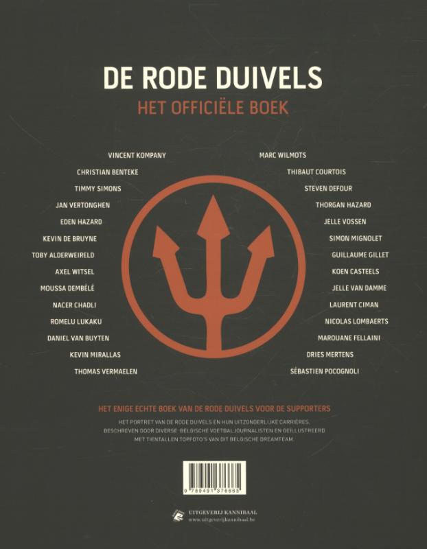 Achterkant van De rode duivels