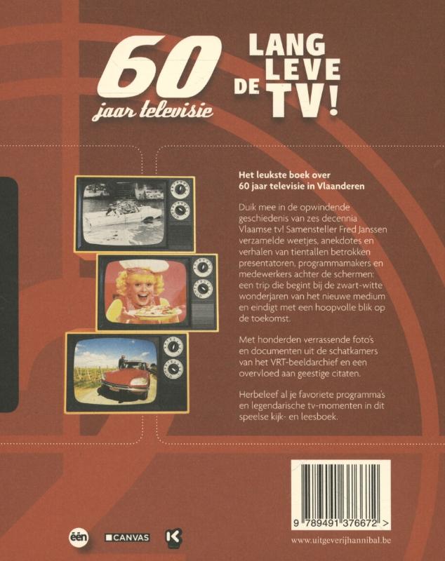 Achterkant van Lang leve de tv!