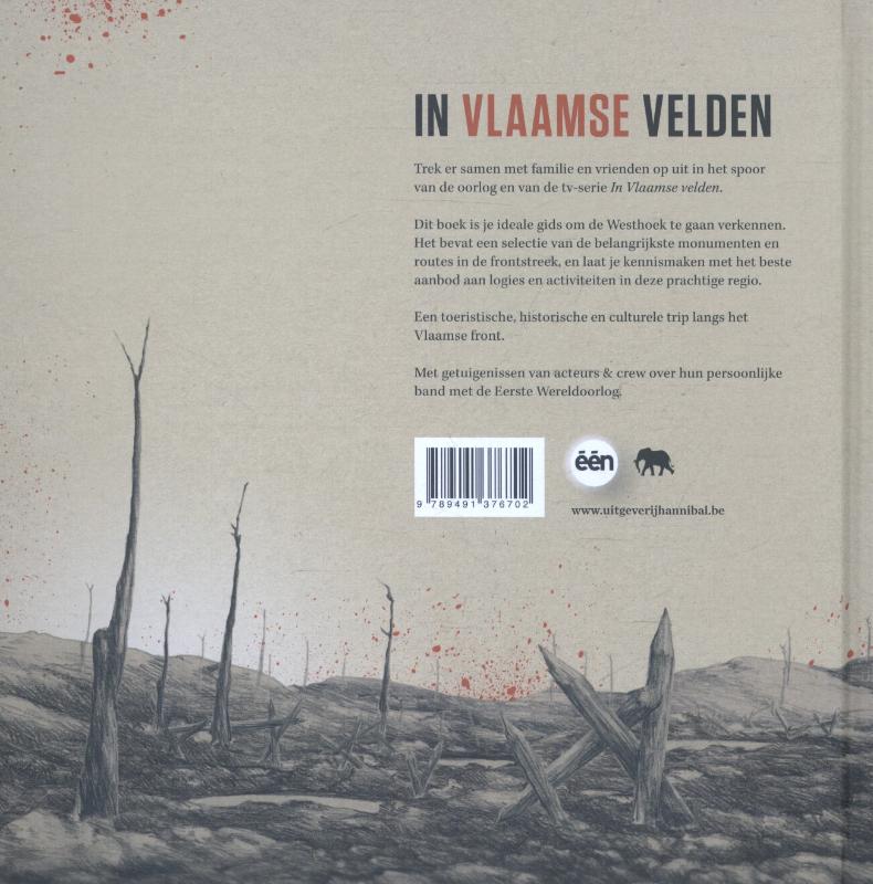 Achterkant van In Vlaamse velden