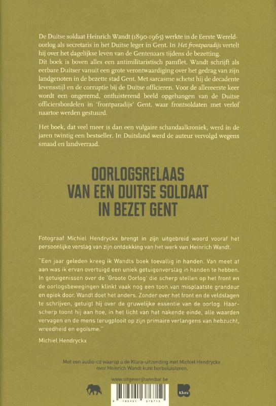 Achterkant van Het frontparadijs
