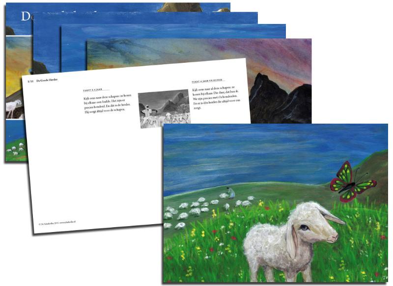 Achterkant van De goede herder