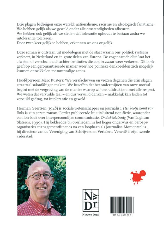 Achterkant van Het kootje komt van links