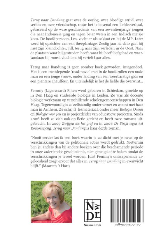 Achterkant van Terug naar Bandung