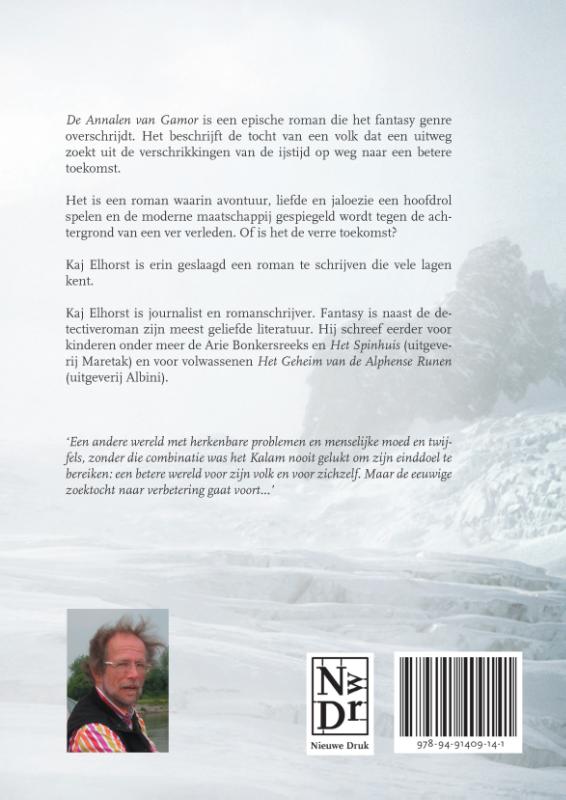 Achterkant van De annalen van Gamor