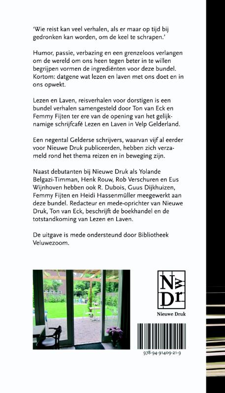 Achterkant van Lezen en Laven
