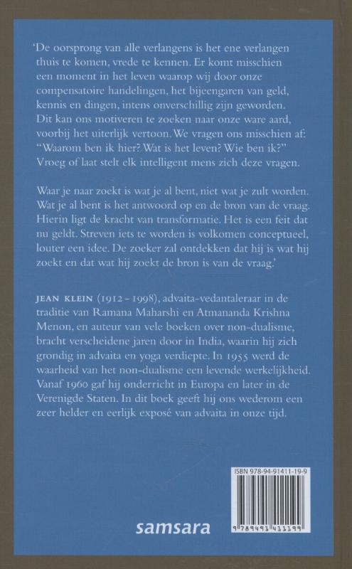 Achterkant van Ik ben