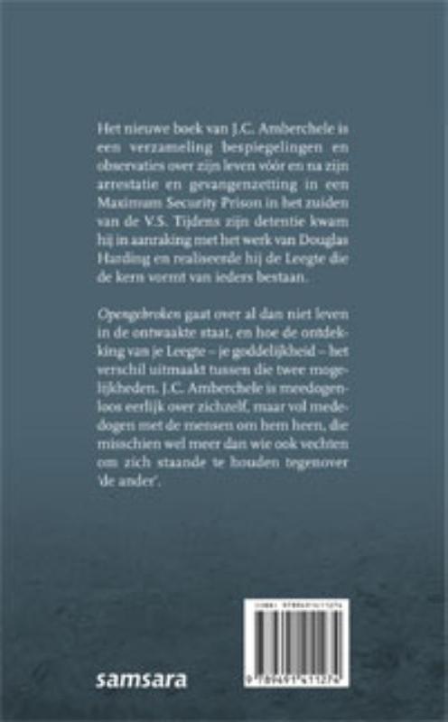 Achterkant van Opengebroken