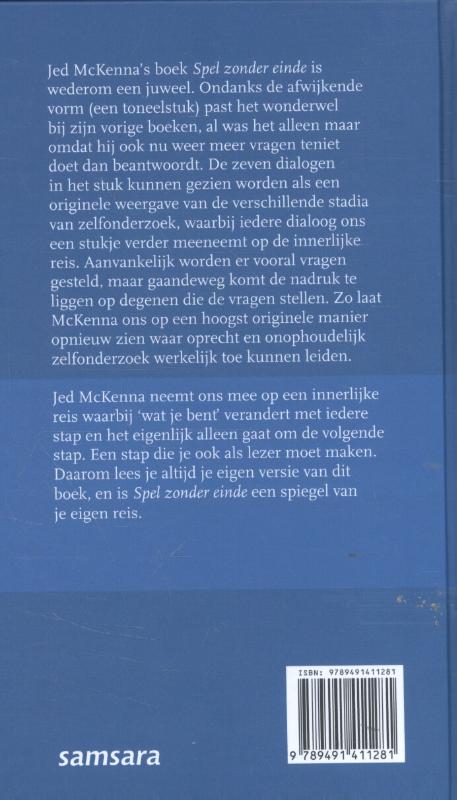 Achterkant van Spel zonder einde