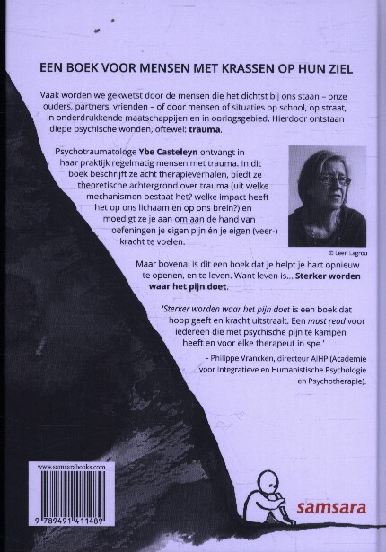 Achterkant van Sterker worden waar het pijn doet