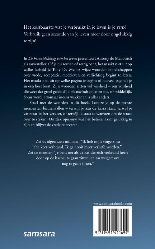 Achterkant van De herontdekking van het leven