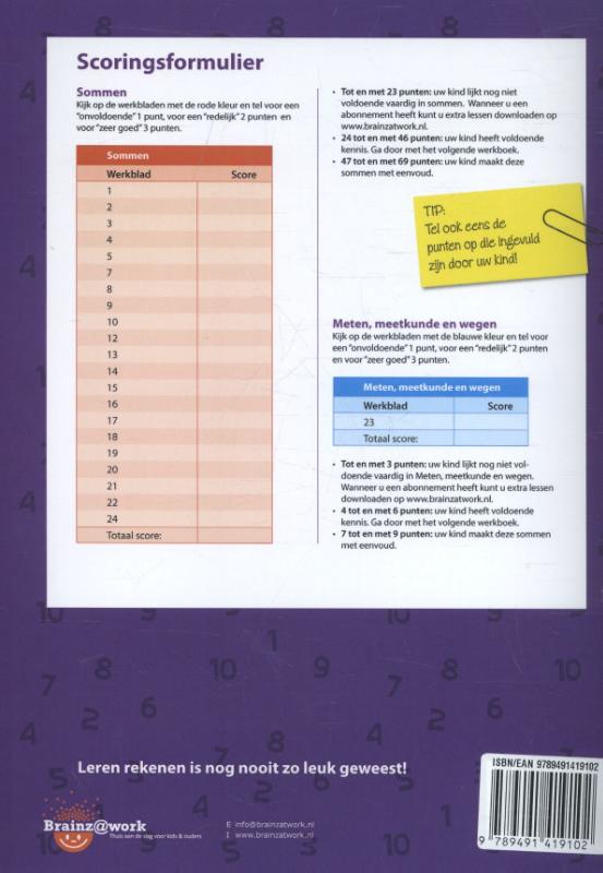 Achterkant van Werkboek 2