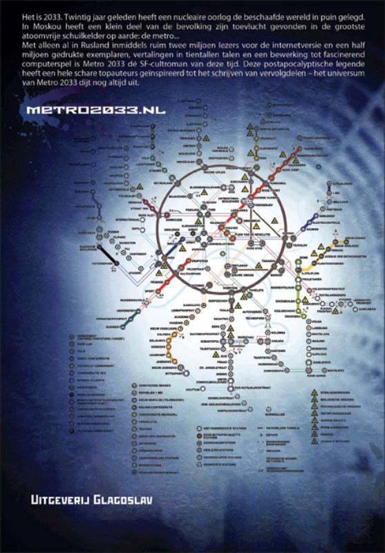 Achterkant van Metro 2033