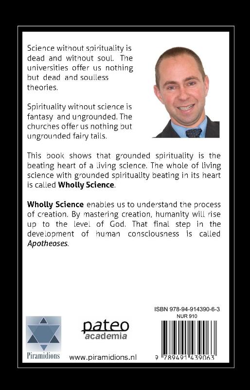 Achterkant van Wholly science