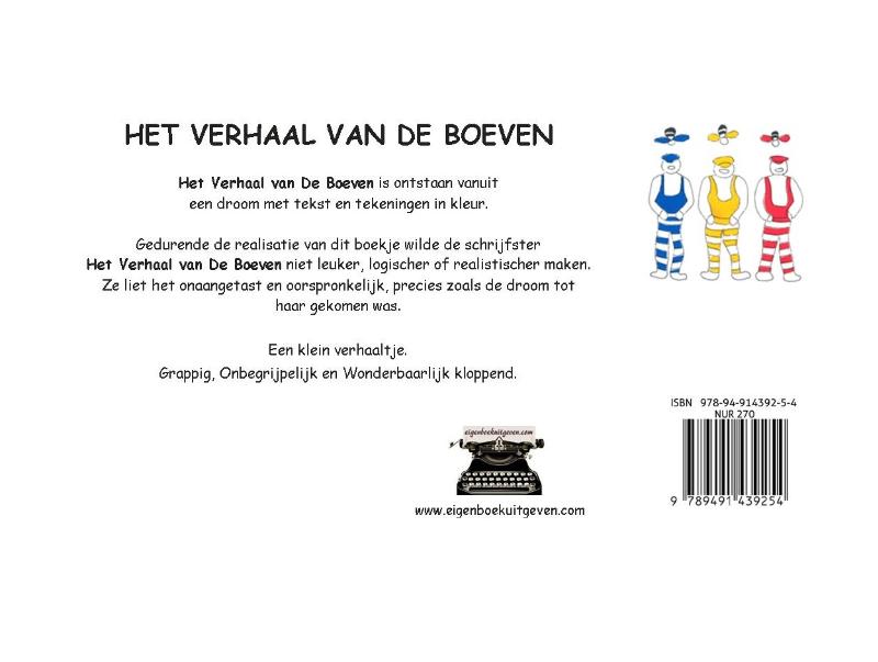 Achterkant van Het verhaal van de boeven