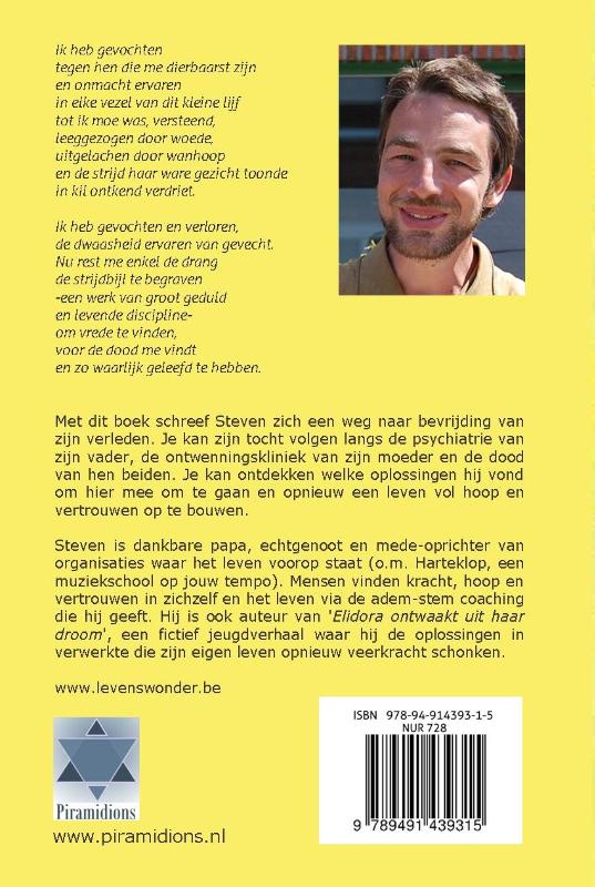 Achterkant van Het wonder in de dood
