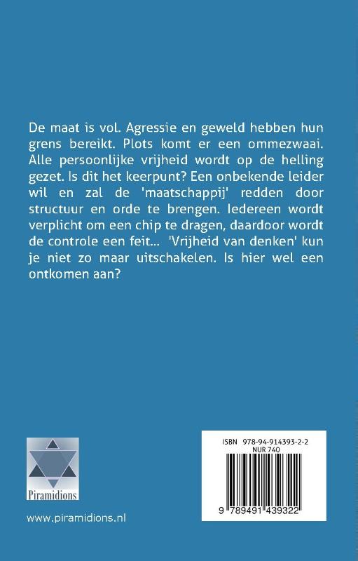 Achterkant van Gedragen door de wind