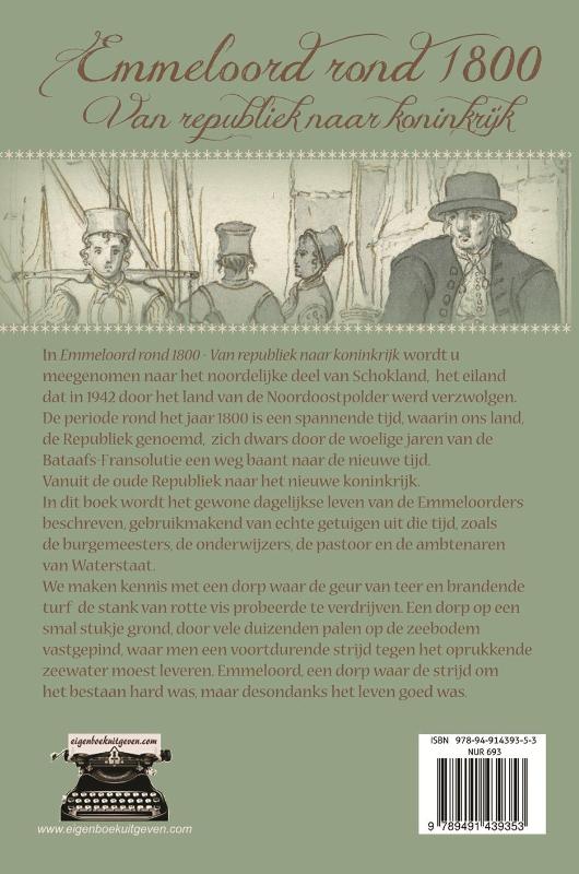 Achterkant van Emmeloord rond 1800