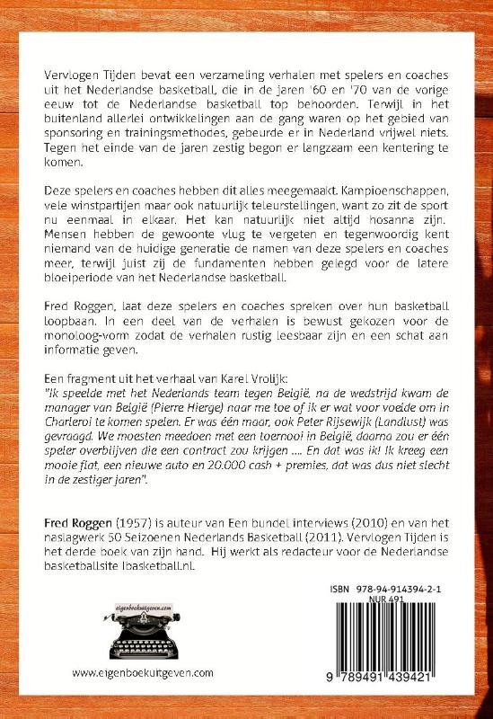Achterkant van Vervlogen tijden