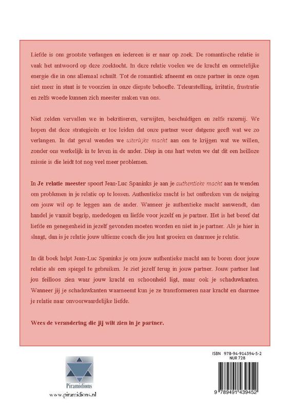 Achterkant van Je relatie meester