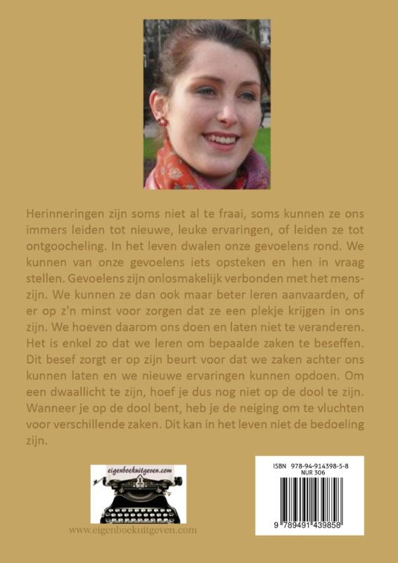 Achterkant van Memoires van een dwaallicht