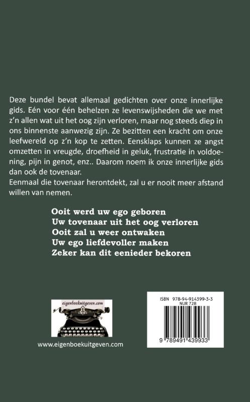 Achterkant van Iedereen een tovernaar