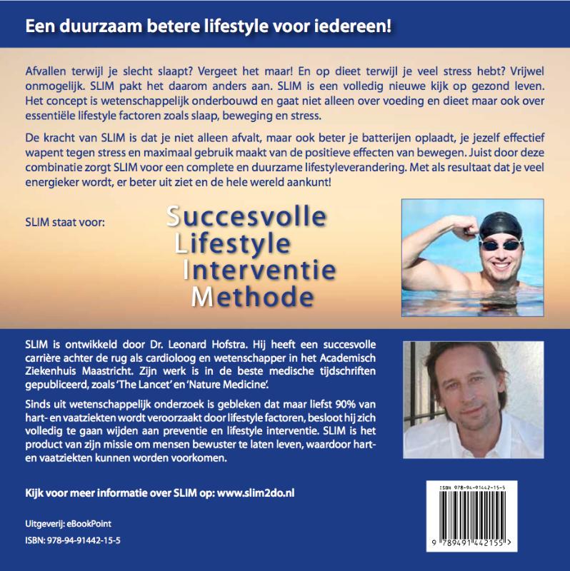 Achterkant van Slim in 12 weken