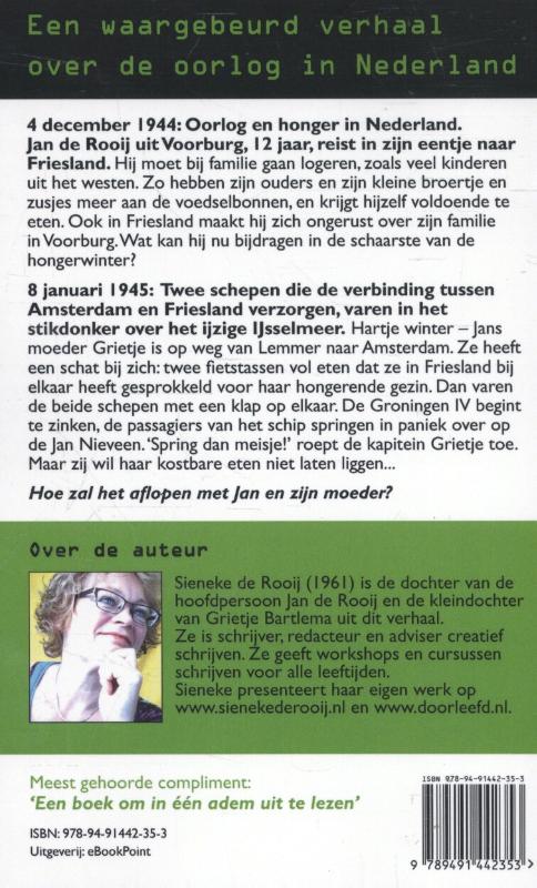 Achterkant van De boot naar Lemmer