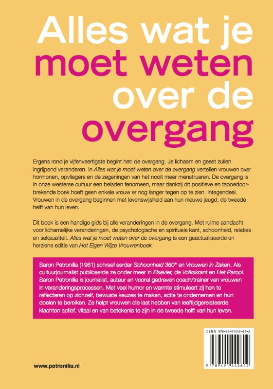Achterkant van Alles wat je moet weten over de overgang