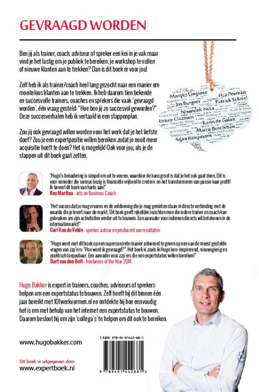 Achterkant van Gevraagd worden