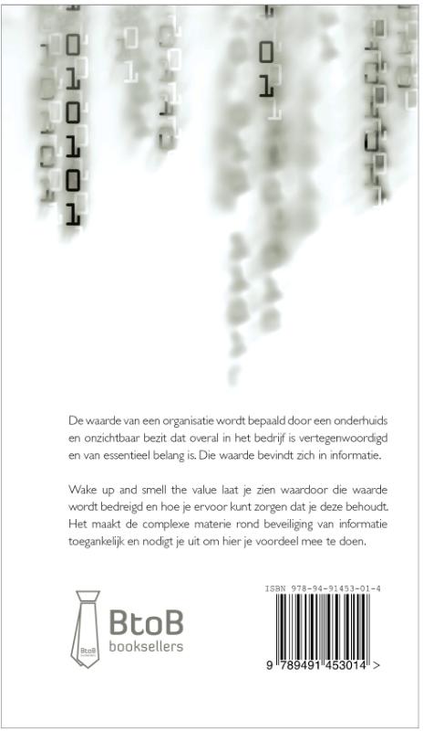 Achterkant van Wake up and smell the value