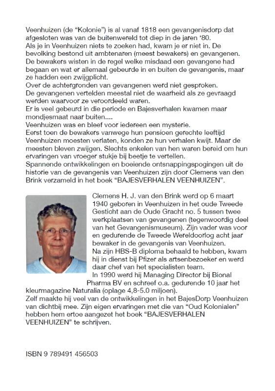 Achterkant van Bajesverhalen Veenhuizen