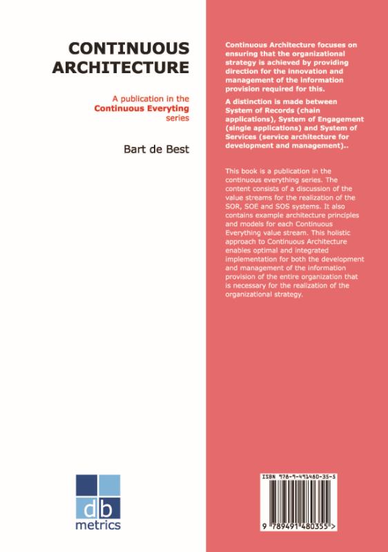 Achterkant van DevOps Continuous Architecture