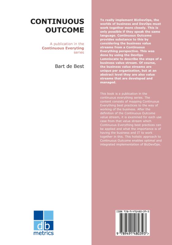 Achterkant van DevOps Continuous Outcome