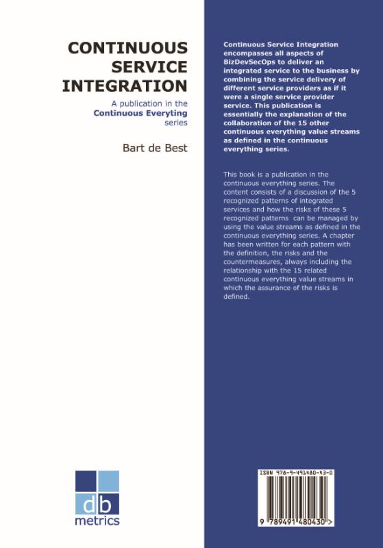 Achterkant van DevOps Continuous Service Integration Best Practices