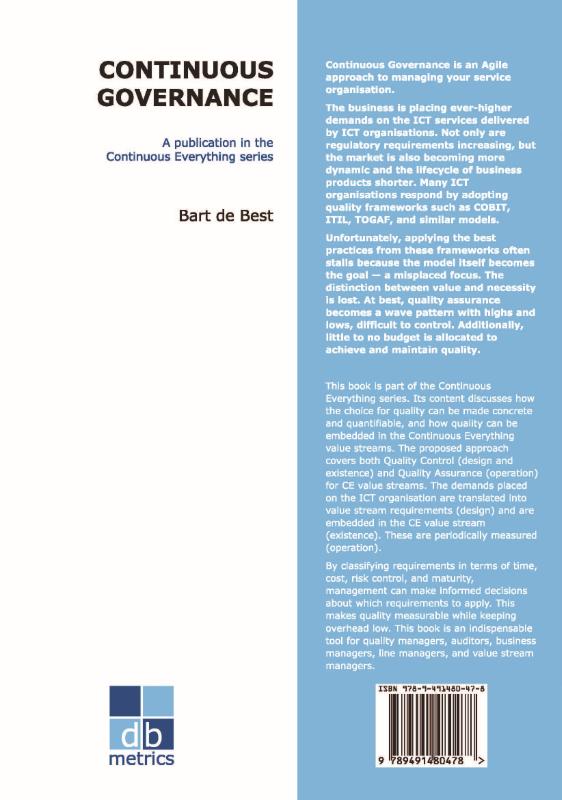 Achterkant van DevOps Continuous Governance Best Practices
