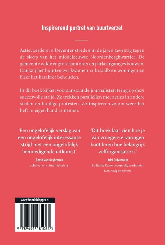 Achterkant van Handel dapper