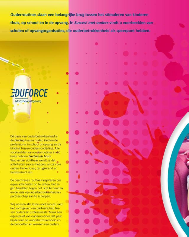 Achterkant van Succes! met ouders
