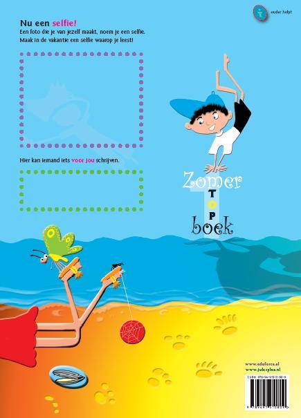 Achterkant van Zomertopboek