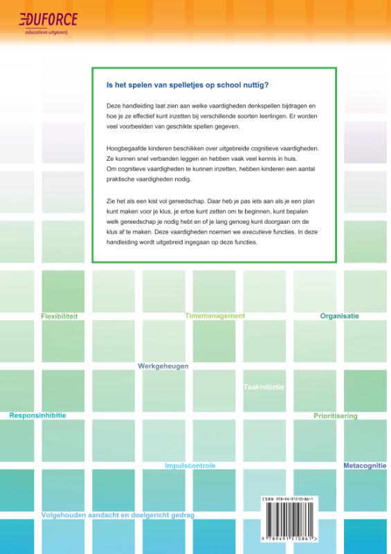 Achterkant van handleiding