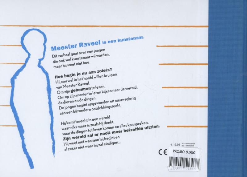 Achterkant van Dag meester Raveel