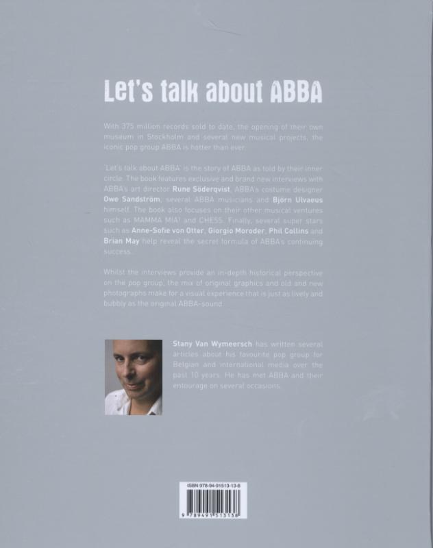 Achterkant van Let's talk about ABBA