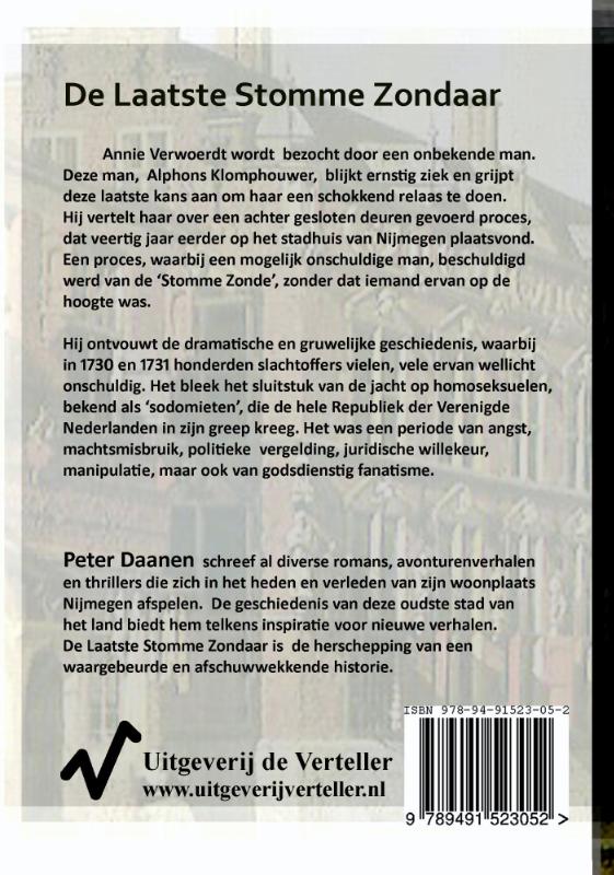 Achterkant van De laatste stomme zondaar