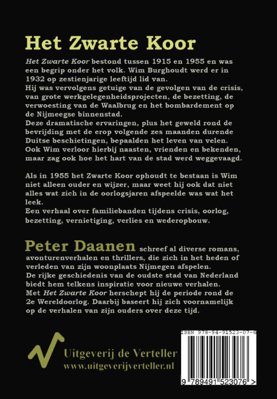 Achterkant van Het zwarte koor