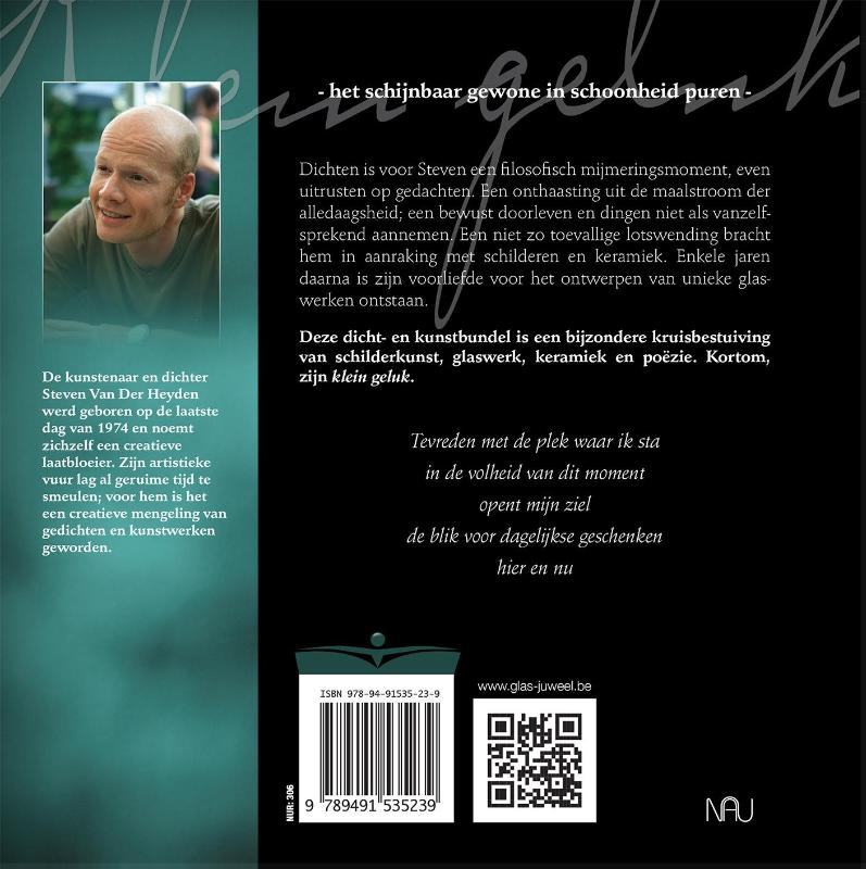 Achterkant van Klein geluk