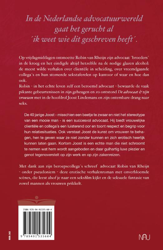Achterkant van De advocaat en zijn vrouwen